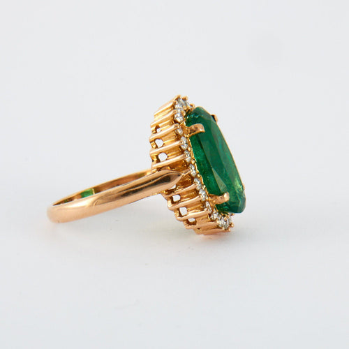 Bague Bague émeraude diamants 58 Facettes