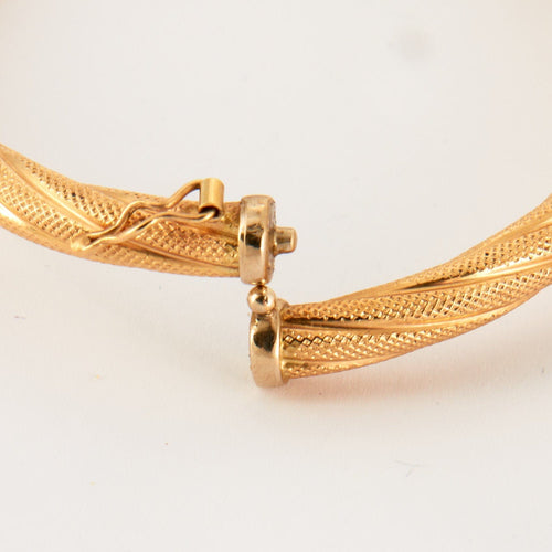Bracelet Bracelet Jonc or jaune 58 Facettes
