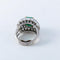 Bague Bague en platine, émeraude et diamants 58 Facettes