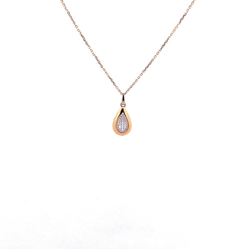 Collier Chaîne + pendentif diamants 58 Facettes