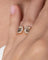 Bague 50 Bague CARTIER Double C Diamants en 3 Ors 750/1000 58 Facettes 62132-57999