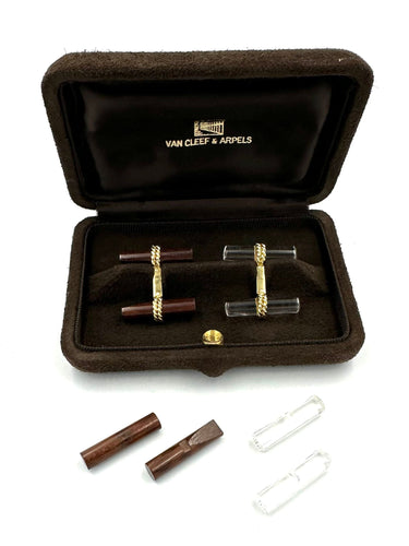 Boutons de manchette VAN CLEEF & ARPELS - Boutons de manchette or jaune 58 Facettes