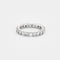 Bague 51 Alliance américaine Or blanc Diamants 1.20ct 58 Facettes 240095