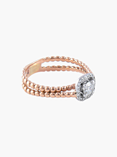 Bague Bague 2 Ors Diamants 58 Facettes