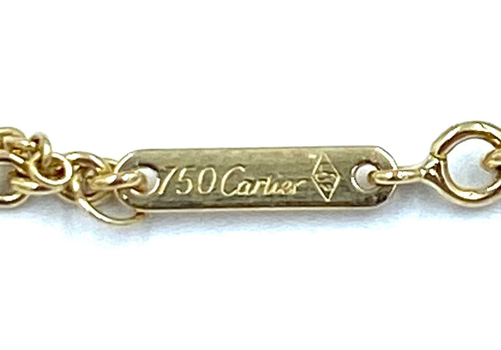 Collier CARTIER. Collection Trinity, collier 3 ors 18K 58 Facettes