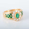 Bague KORLOFF bague marguerite émeraude 58 Facettes