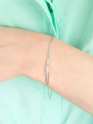 Bracelet BRACELET "ALLURE" OR BLANC 58 Facettes BR1666W