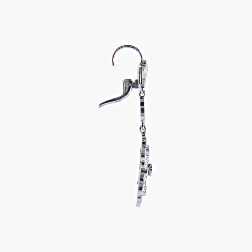 Boucles d'oreilles Pendants d'oreilles rubis et diamants 58 Facettes 460