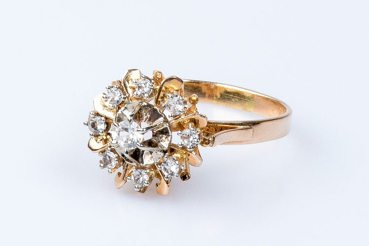 Bague Bague en or jaune 58 Facettes BG335522-55