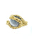 Bague 53 GILBERT ALBERT. Bague or jaune et billes interchangeables 58 Facettes