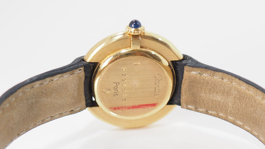 Montre Montre Cartier Vendôme Ellipse en or jaune 58 Facettes 31714