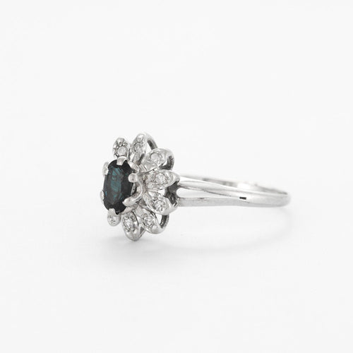Bague 56 Bague Marguerite Saphir 58 Facettes