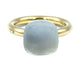 Bague 52 POMELLATO. Collection Nudo, bague or et topaze gelée 58 Facettes