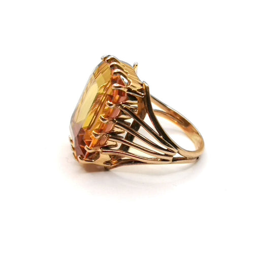 Bague Bague Citrine 58 Facettes 2664