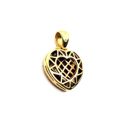 Pendentif PENDENTIF COEUR RUBIS DIAMANTS 58 Facettes 3334