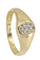 Bague 57 CHEVALIÈRE PAVAGE DIAMANTS 58 Facettes 053041