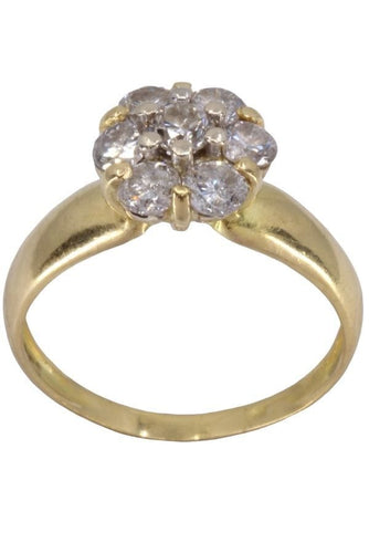 Bague BAGUE FLEUR DIAMANTS 58 Facettes 077831