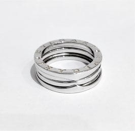 Bague 54 Bague or blanc Bulgari B-Zéro1 58 Facettes 1-837/1