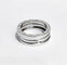 Bague 54 Bague or blanc Bulgari B-Zéro1 58 Facettes 1-837/1