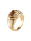 Bracelet 56 Bague Or Jaune, Diamants, Nacres et Citrines 58 Facettes