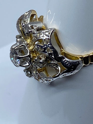 Bague Bague style Napoléon lll , Diamants 58 Facettes