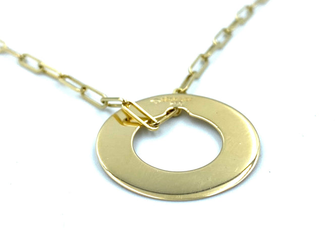 Collier DINH VAN. Collier Cible or rose 18K 58 Facettes