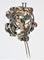 Broche Broche XIXe en argent thème "Oiseau aux ailes déployées" 58 Facettes 414.2