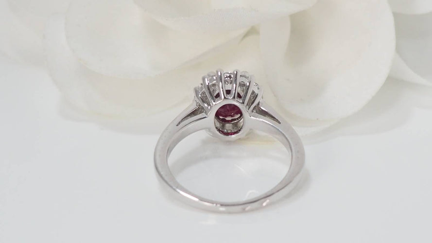 Bague 53 Bague rubis et diamants 58 Facettes 32177