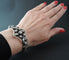 Bracelet Bracelet Argent Diamants Taillés En Rose 58 Facettes 349913
