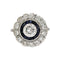 Bague 50 Bague marguerite diamants saphirs 58 Facettes 1-1200/2