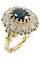 Bague BAGUE MARGUERITE SAPHIR ET DIAMANTS 58 Facettes 052631