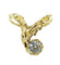 Bague GILBERT ALBERT. Bague or jaune et diamant 58 Facettes