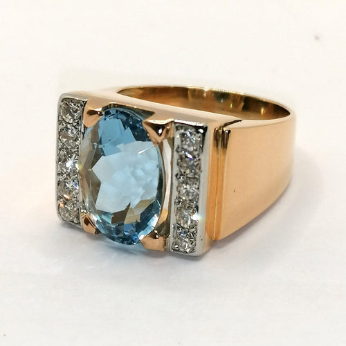Bague 53 Bague Tank Topaze 58 Facettes 994