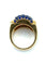 Bague GÜBELIN. Bague Tank or jaune et saphirs 58 Facettes