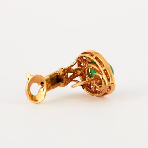 Boucles d'oreilles CARTIER - Clip d’oreilles Emeraudes Diamants 58 Facettes