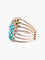 Bague 52 Bague de Harem Or Turquoises 58 Facettes