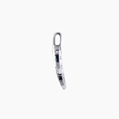Pendentif Pendentif "feuilles" or blanc et diamants 58 Facettes P21L4