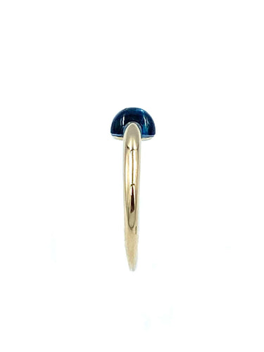 Bague POMELLATO - Bague M'ama Non M'ama topaze bleue 58 Facettes