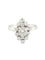 Bague BAGUE NAVETTE OR BLANC ET DIAMANTS 58 Facettes 150015
