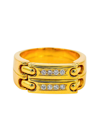 Bague 61 Pequignet Bague Or jaune Diamant 58 Facettes 00330CN