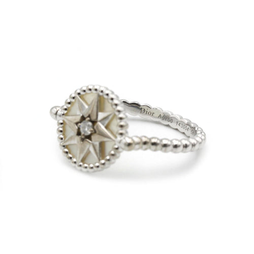 Bague 54 Bague Rose des vents - DIOR 58 Facettes 230221R