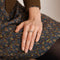 Bague Bague jarretière en or jaune, diamant 58 Facettes