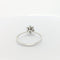 Bague 59 Bague Marguerite Or Blanc Diamants Emeraude 58 Facettes 27850