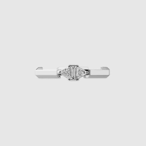 Bague 54 GUCCI - BAGUE LINK TO LOVE AVEC DIAMANTS 58 Facettes YBC744971002014