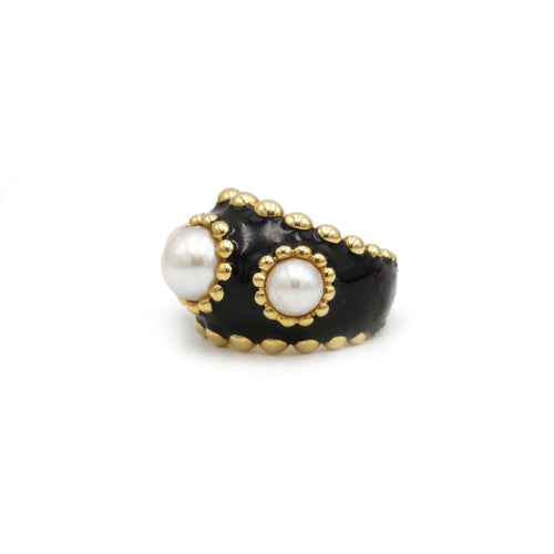 Bague 48 Bague Baroque signée CHANEL 58 Facettes 220019SP