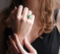 Bague Bague cabochon de jade 58 Facettes 432