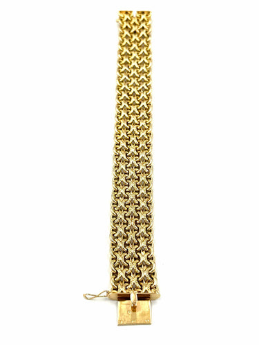 Bracelet Bracelet vintage or jaune 58 Facettes