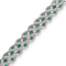 Bracelet Exceptionnel Bracelet Diamants, Emeraudes, Or Gris 58 Facettes