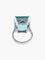 Bague 54.5 Bague Aigue-marine 58 Facettes
