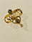 Broche Broche Or Et Roses De Diamants 58 Facettes 823988